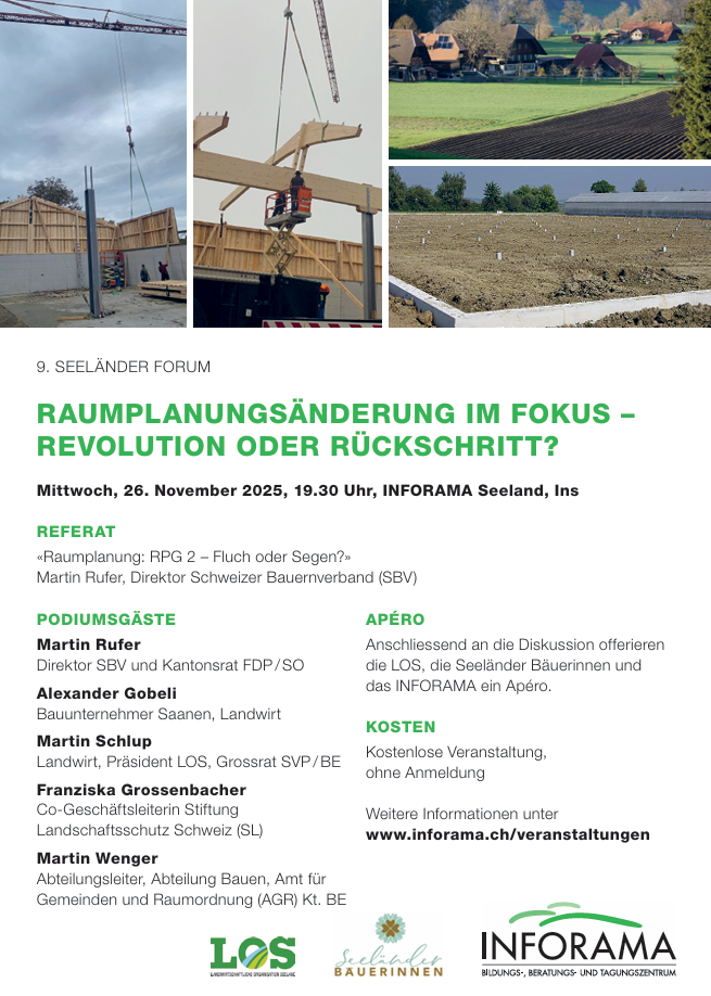 Flyer Seeländer Forum 2025